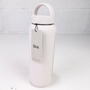 Bink 21 oz Day Bottle W/Carry Cap  - Bone - Borosilicate Glass
